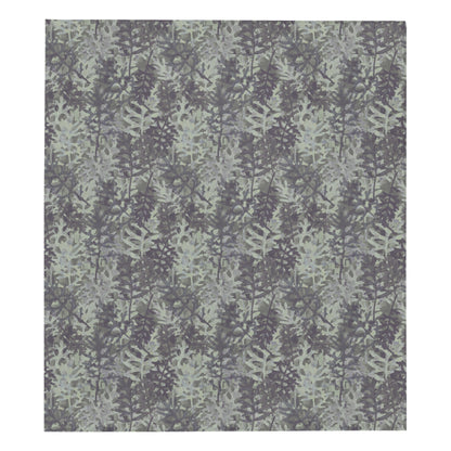 Camouflage Fern Pattern Print Design 05 Premium Quilt