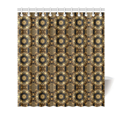 Celtic Pattern Print Design 07 Shower Curtain