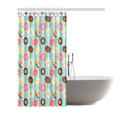 Donut Pattern Print Design DN04 Shower Curtain
