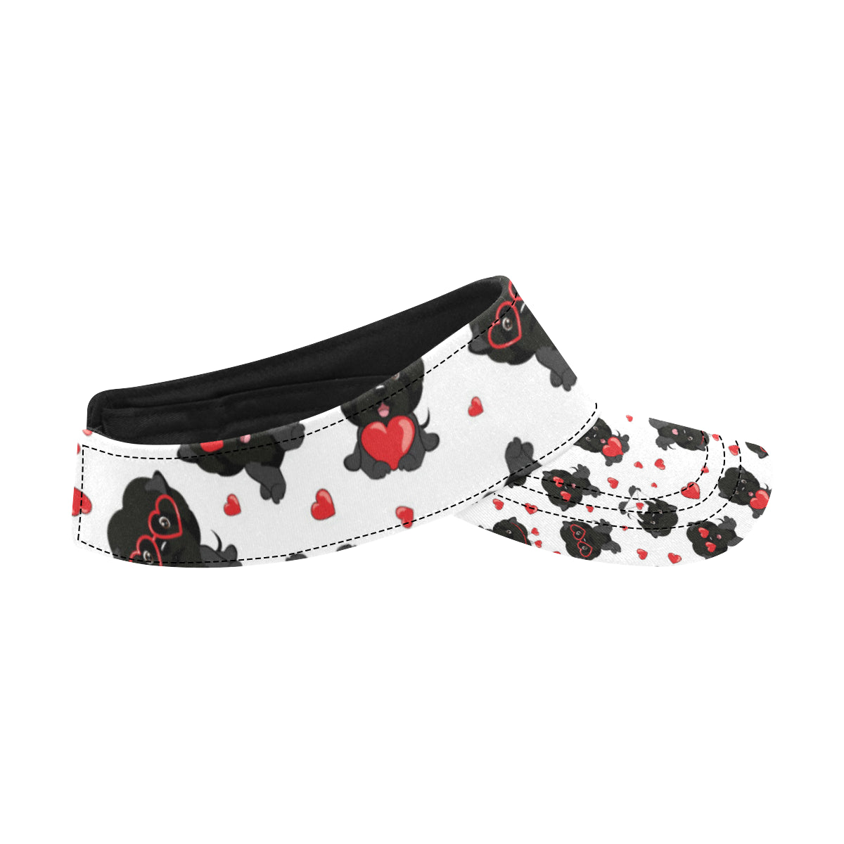 Affenpinscher Pattern Print Design 01 Unisex Sun Visor