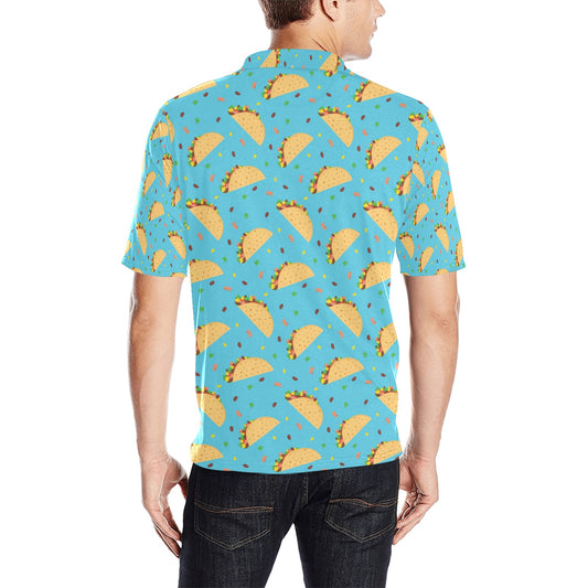Taco Print Design LKS303 Men Polo Shirt