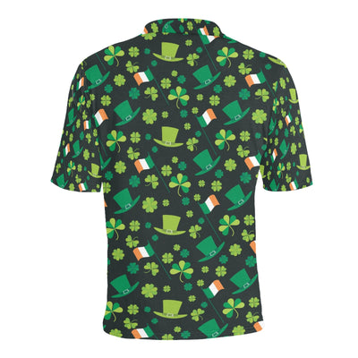 Shamrock Saint Patrick's Day Print Design LKS304 Men Polo Shirt