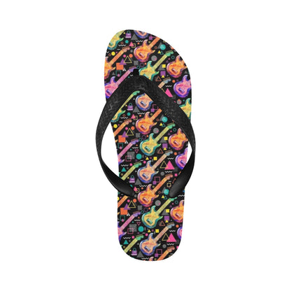 Electric Guitar Print Design LKS403 Flip Flops