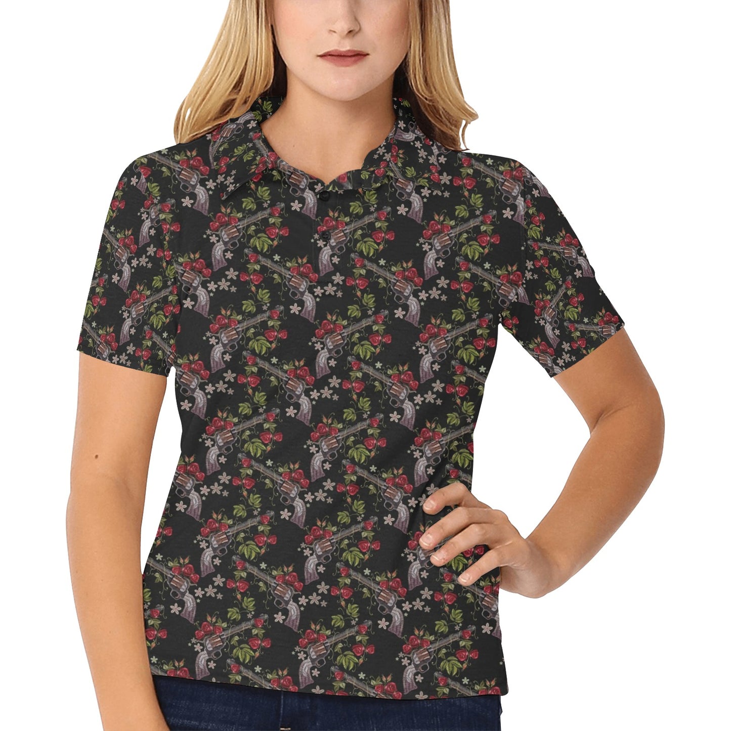 Western Design Women's Polo Shirt