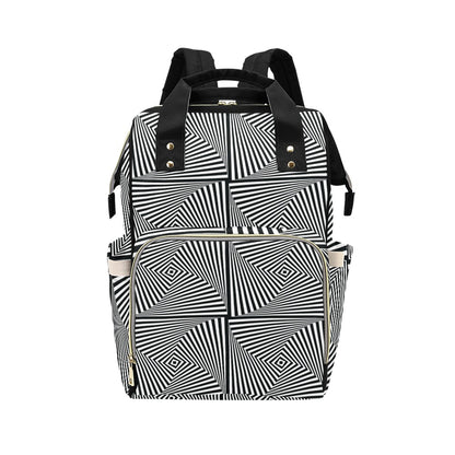 Vortex Print Design LKS302 Diaper Bag Backpack