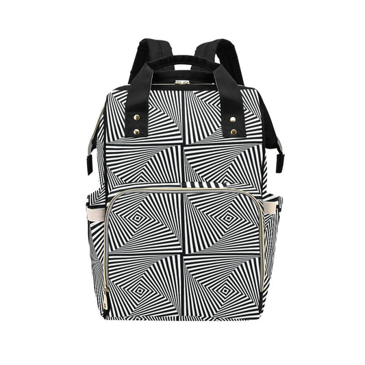 Vortex Print Design LKS302 Diaper Bag Backpack