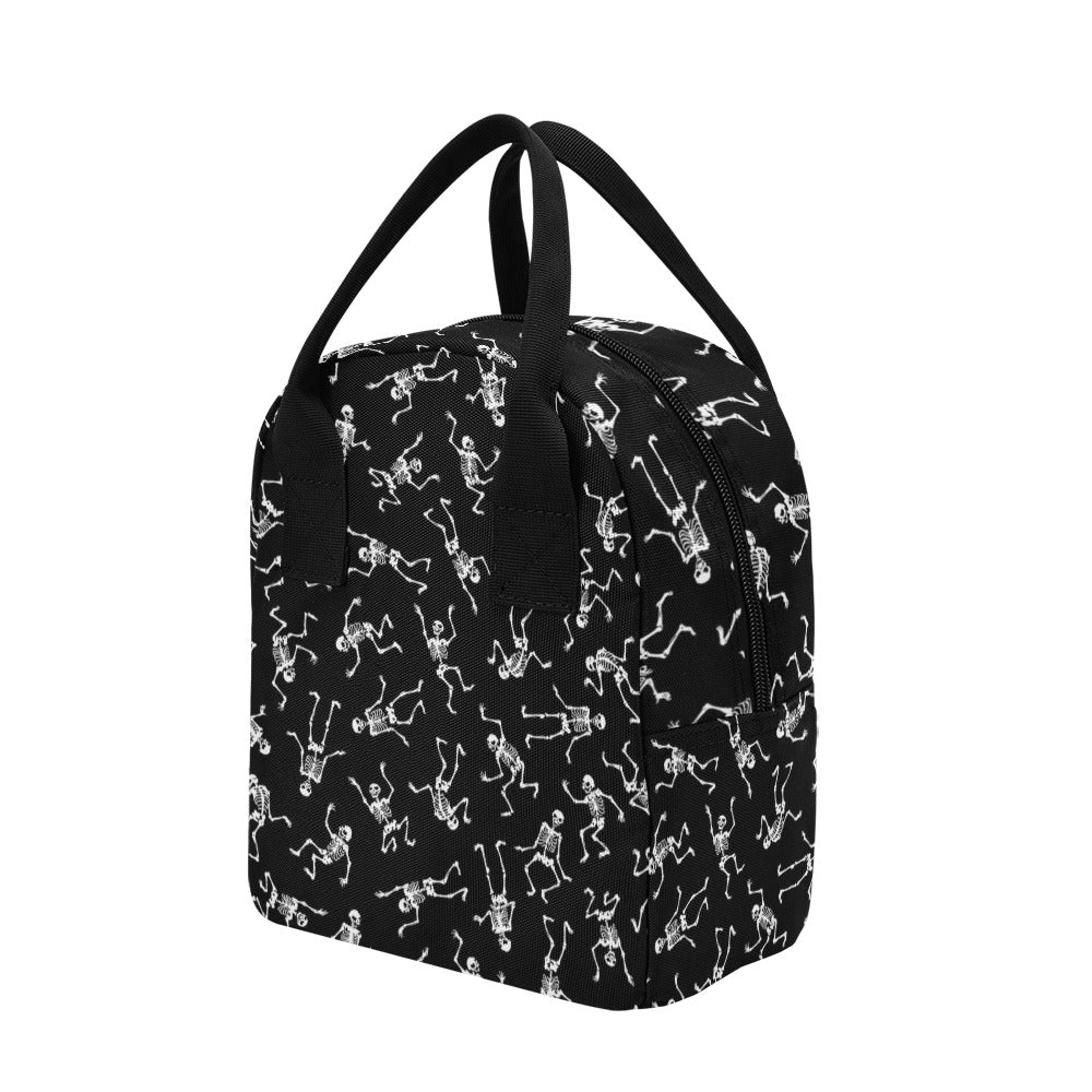 Skeleton Print Design LKS305 Insulated Lunch Bag
