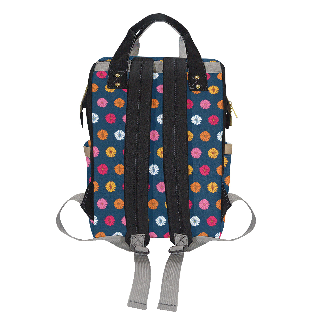 Gerberas Pattern Print Design GB06 Diaper Bag Backpack