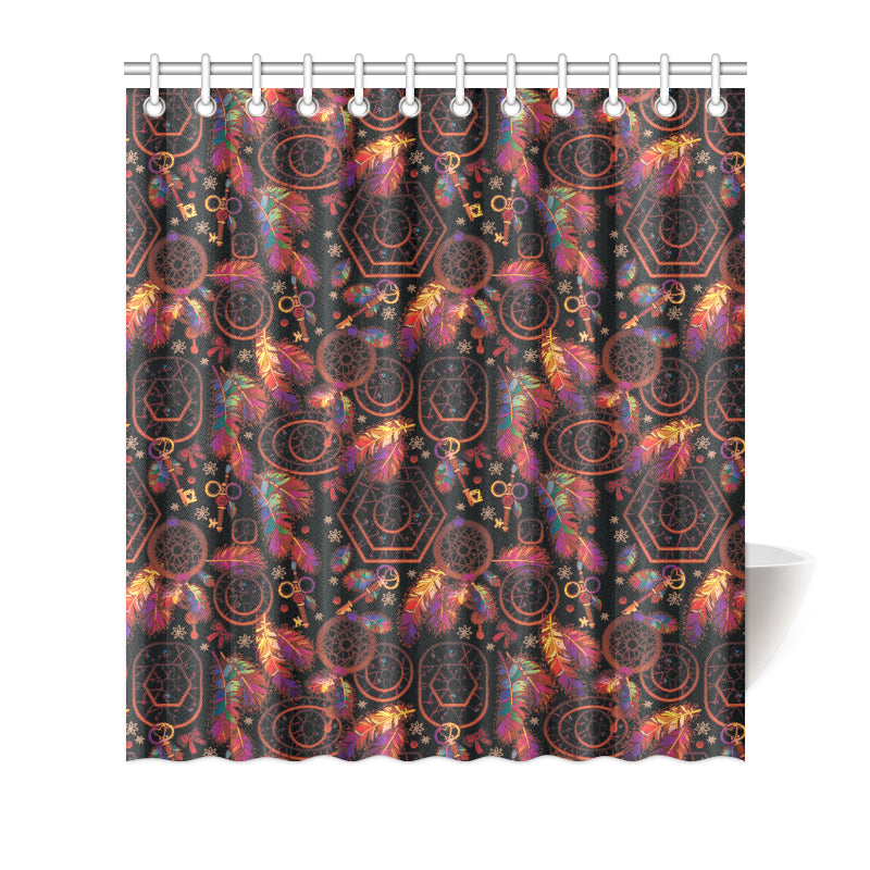 Dream catcher native american Shower Curtain