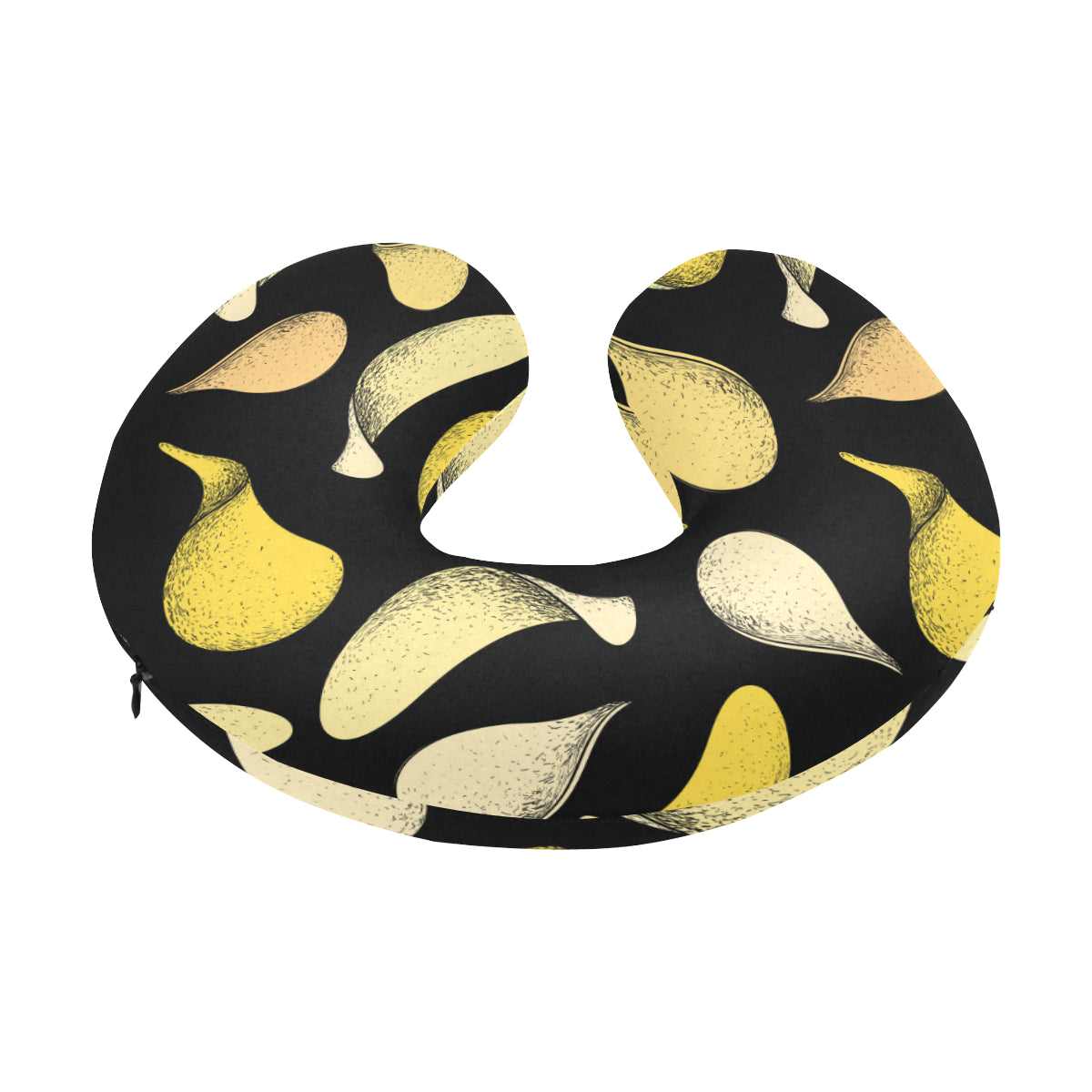 Potato Pattern Print Design A02 U-Shaped Travel Neck Pillow