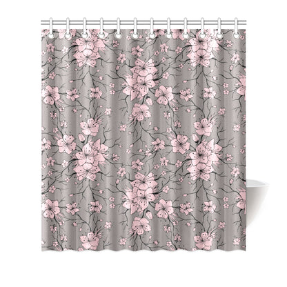 Cherry Blossom Pattern Print Design CB05 Shower Curtain