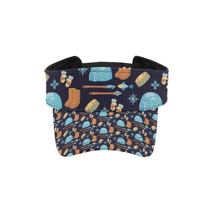 Eskimo Pattern Print Design 02 Unisex Sun Visor