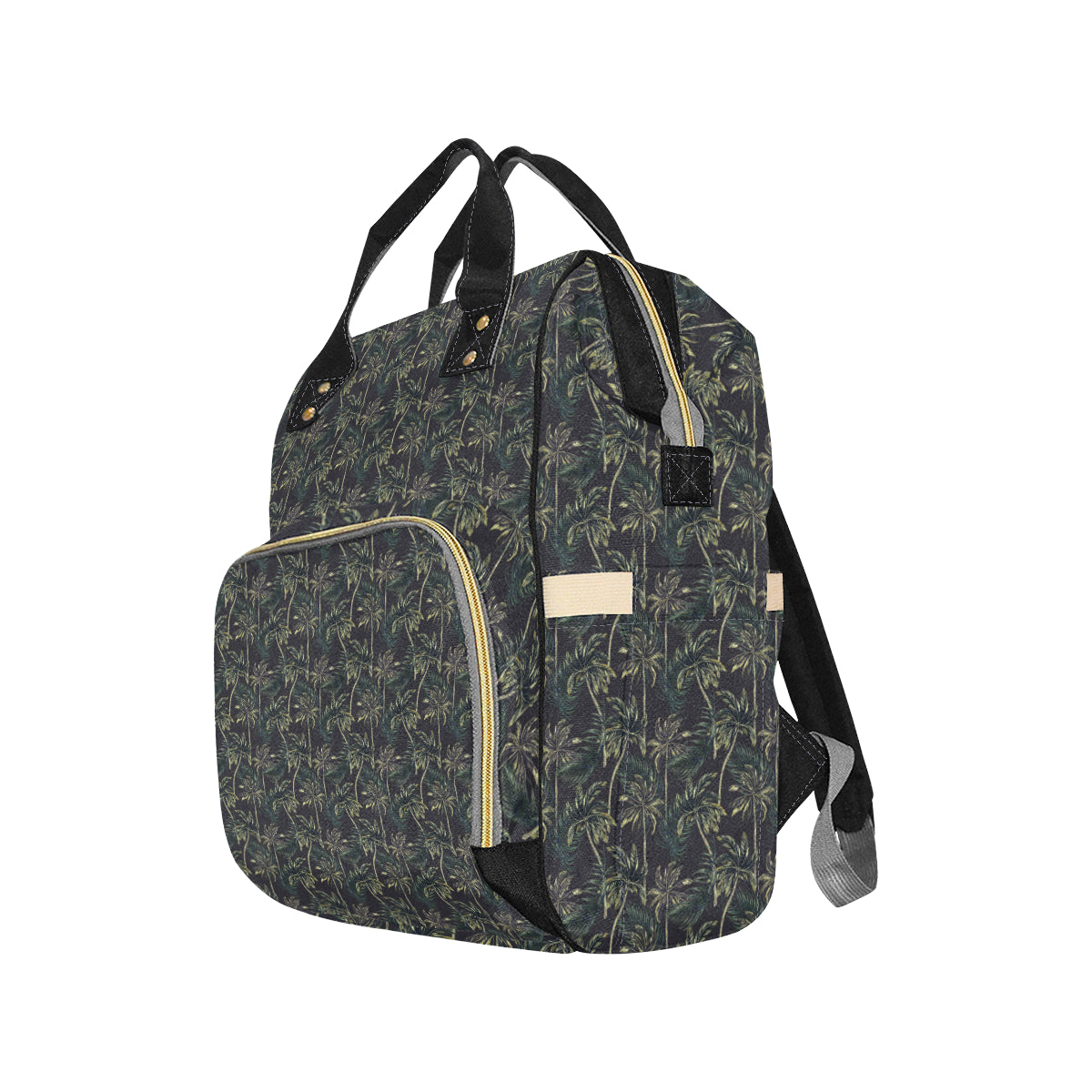 Palm Tree Background Design Print Diaper Bag Backpack