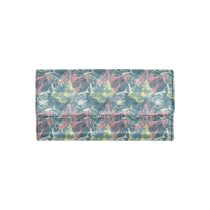 Butterfly Pattern Print Design 01 Women's Trifold Wallet