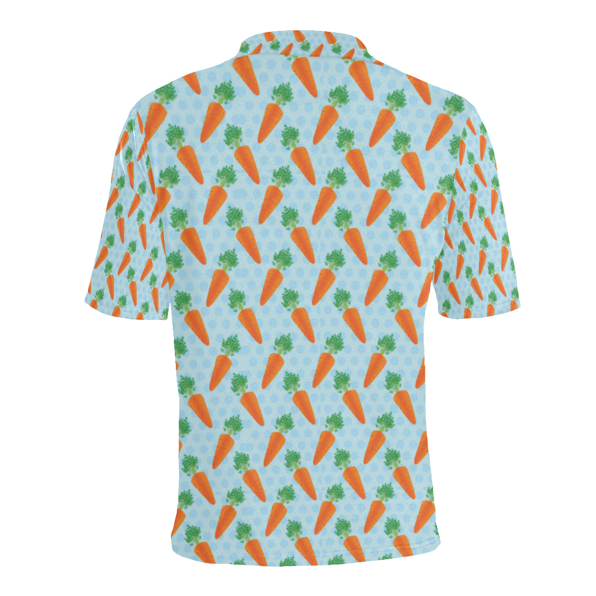 Carrot Pattern Print Design 01 Men Polo Shirt