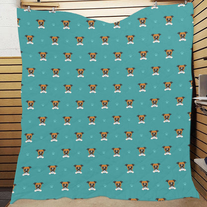 Boxers Pattern Print Design 03 Premium Quilt