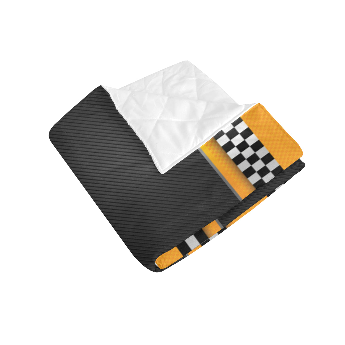 Checkered Pattern Print Design 01 Premium Quilt
