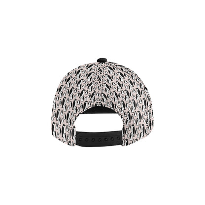 Penguin Themed Snapback Cap