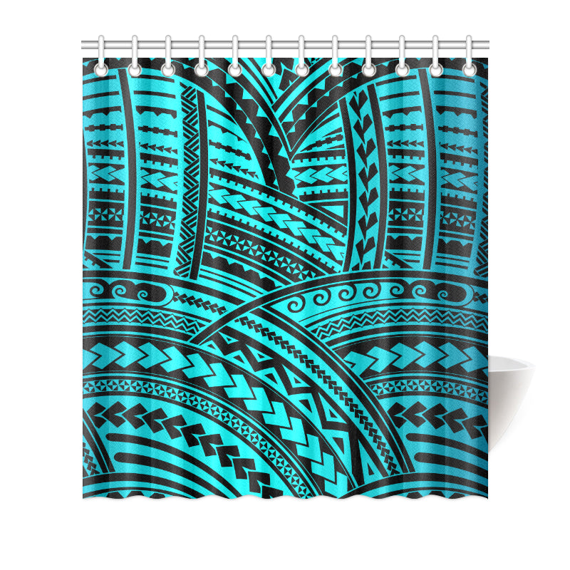 Polynesian Tribal Shower Curtain