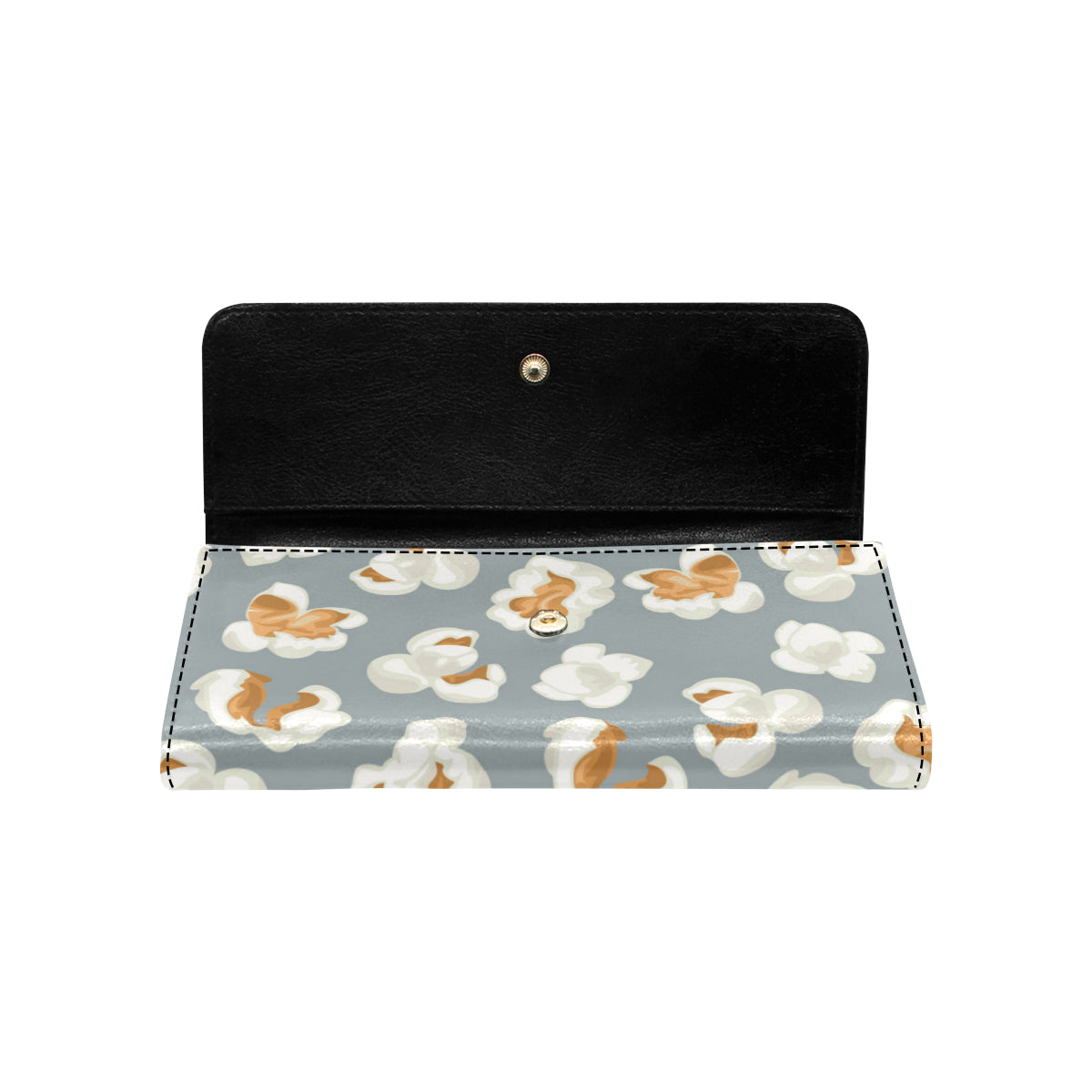 Popcorn Pattern Print Design A05 Women's Trifold Wallet