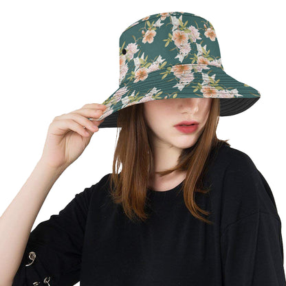 Iris Pattern Print Design IR01 Unisex Bucket Hat