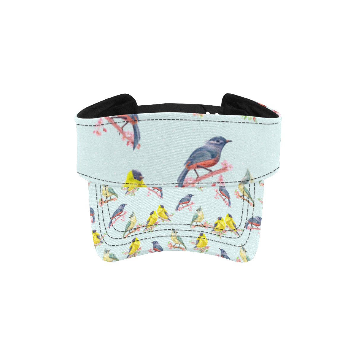 Bird Sweet Themed Print Pattern Unisex Sun Visor