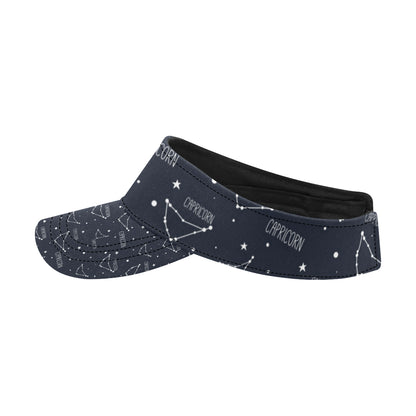 Capricorn Zodiac Pattern Print Design 01 Unisex Sun Visor