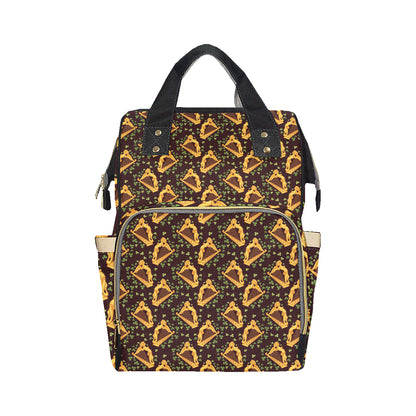 Harp Pattern Print Design 02 Diaper Bag Backpack