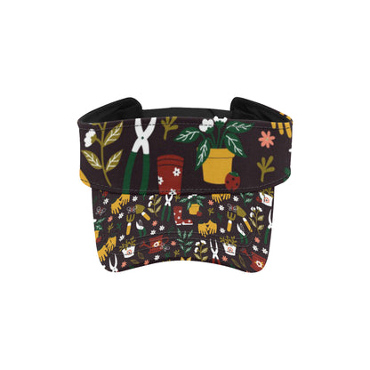 Gardening Pattern Print Design G05 Unisex Sun Visor