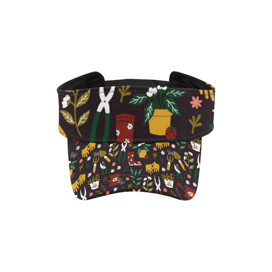 Gardening Pattern Print Design G05 Unisex Sun Visor