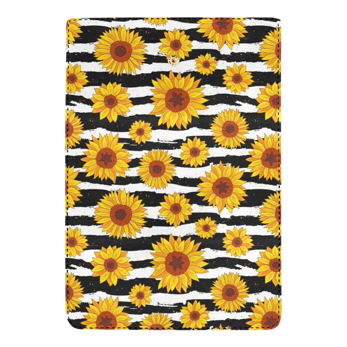 Sunflower Pattern Print Design SF010 Women's Trifold Wallet