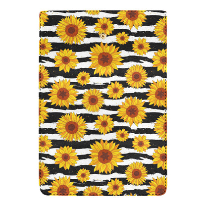 Sunflower Pattern Print Design SF010 Women's Trifold Wallet