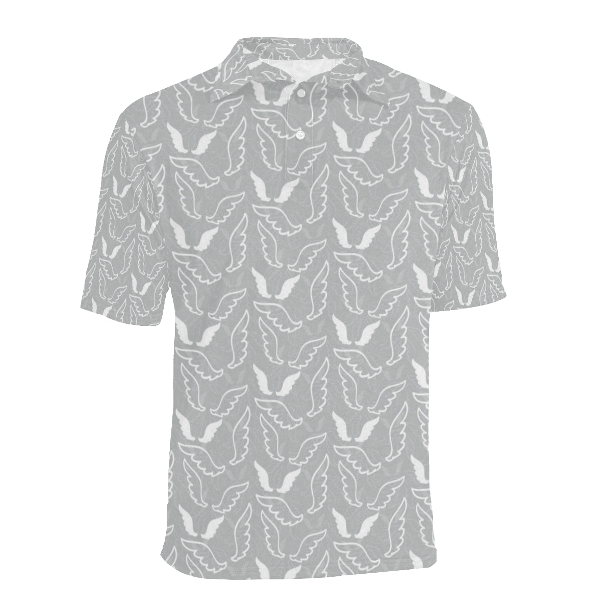 Angel Wings Pattern Print Design 01 Men Polo Shirt