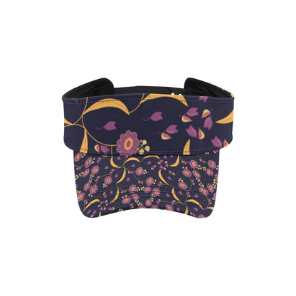 Anemone Pattern Print Design AM012 Unisex Sun Visor