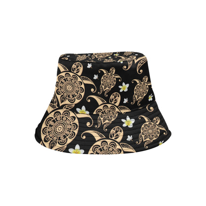 Turtle Polynesian Tribal Hawaiian Unisex Bucket Hat