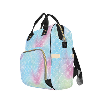 Rainbow Pattern Print Design A06 Diaper Bag Backpack