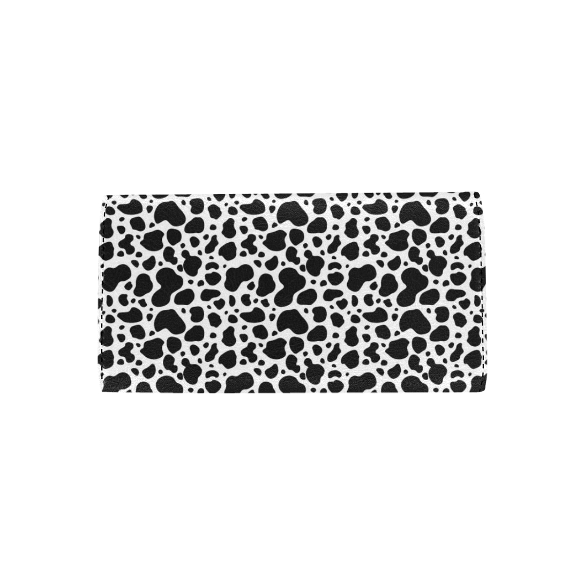 Cow Skin Pattern Print Design 04 Women's Trifold Wallet