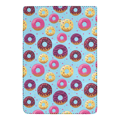 Donut Pattern Print Design DN07 Women's Trifold Wallet