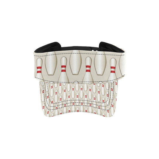 Bowling Pin Pattern Print Design 01 Unisex Sun Visor