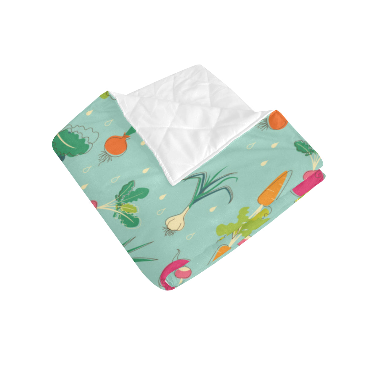 Radish Pattern Print Design A01 Premium Quilt