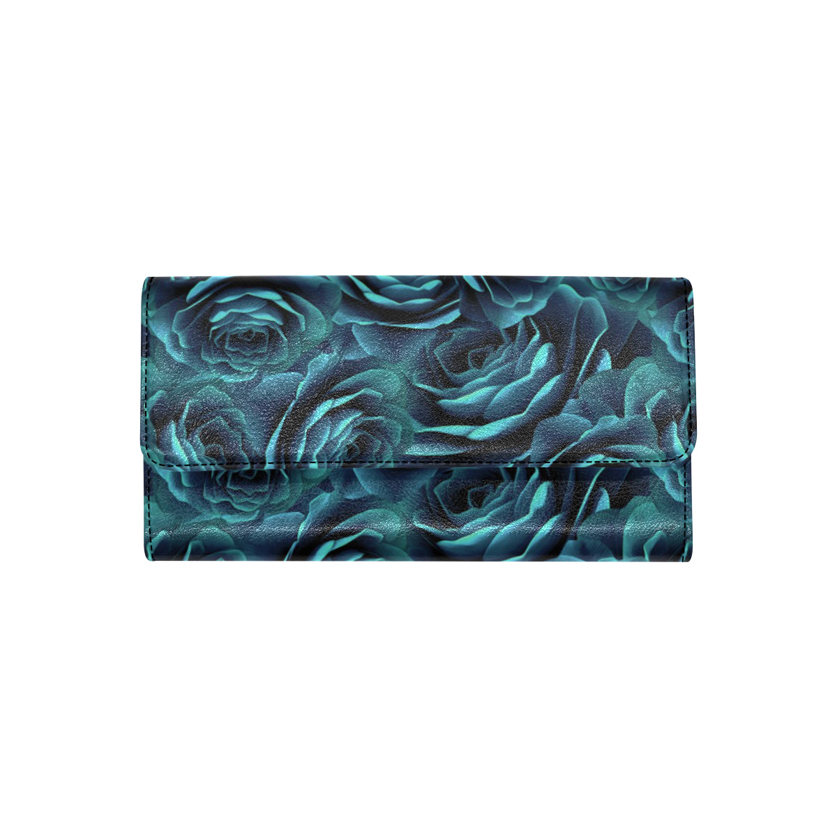 Camellia Pattern Print Design CM04 Women's Trifold Wallet