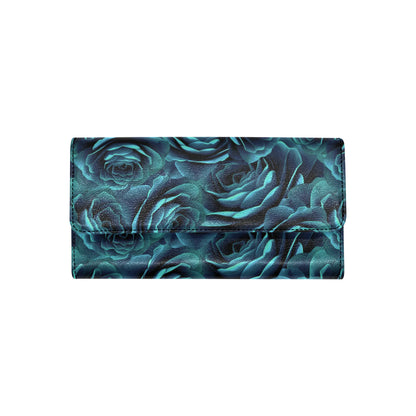 Camellia Pattern Print Design CM04 Women's Trifold Wallet