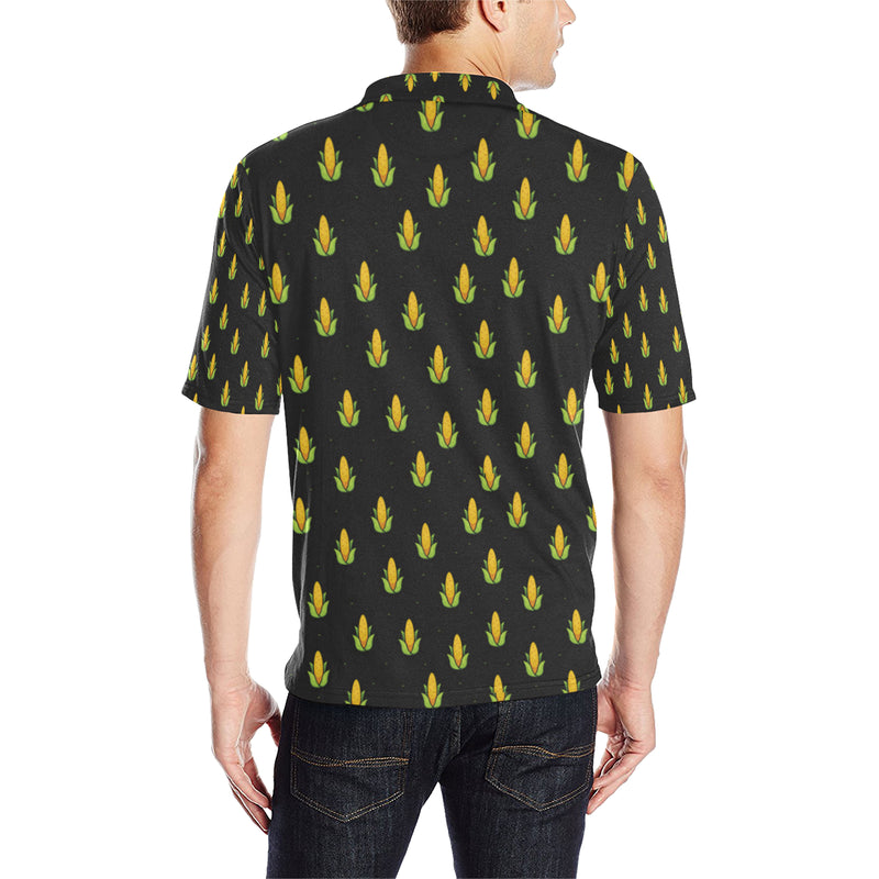 Corn Pattern Print Design 04 Men Polo Shirt