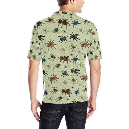 Tarantula Pattern Print Design 02 Men Polo Shirt