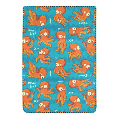 Octopus Pattern Print Design A02 Women's Trifold Wallet