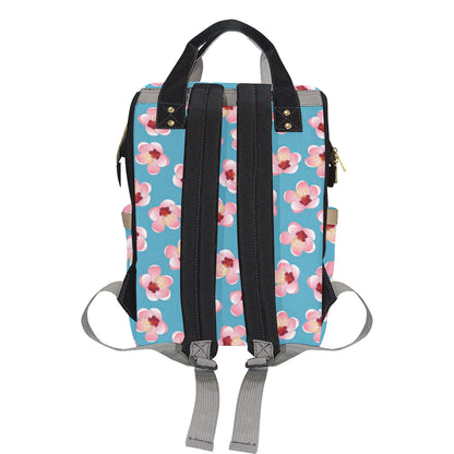 Cherry Blossom Pattern Print Design CB09 Diaper Bag Backpack