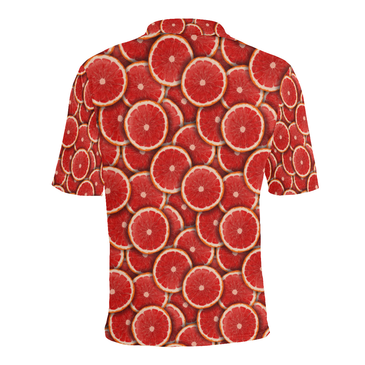 Grapefruit Pattern Print Design GF05 Men Polo Shirt