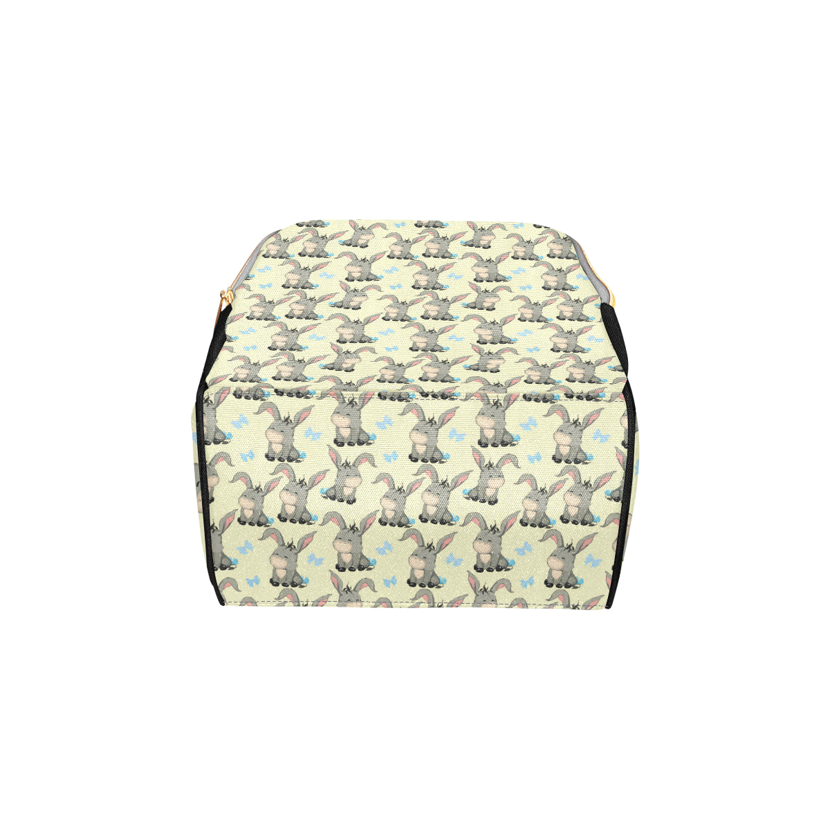 Donkey Baby Pattern Print Design 02 Diaper Bag Backpack