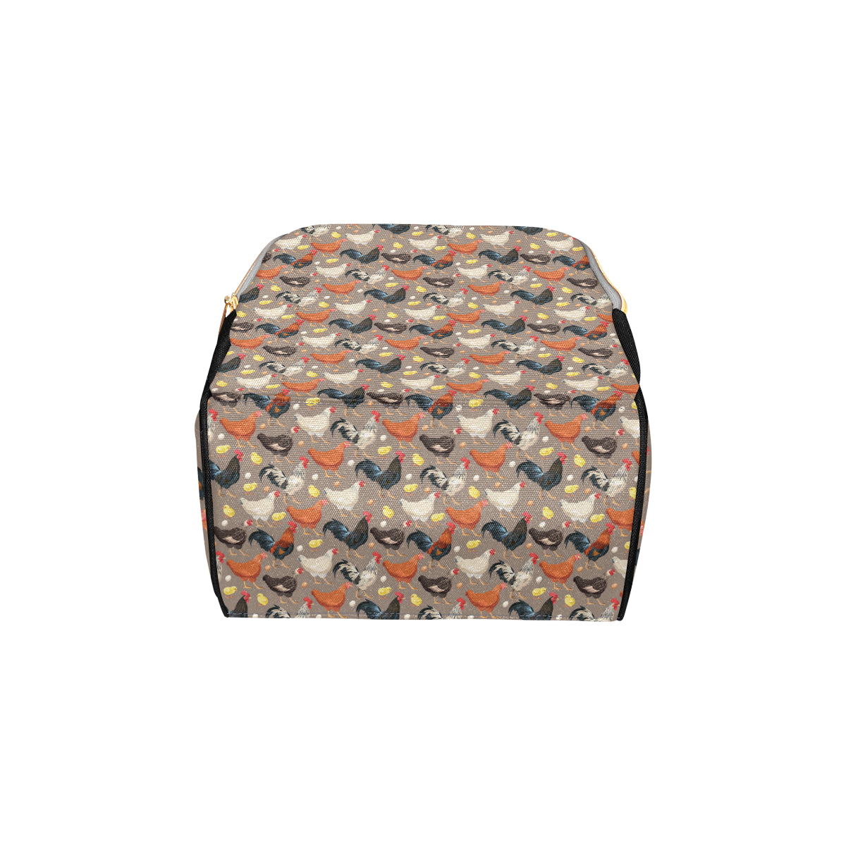 Chicken Evolution Pattern Diaper Bag Backpack