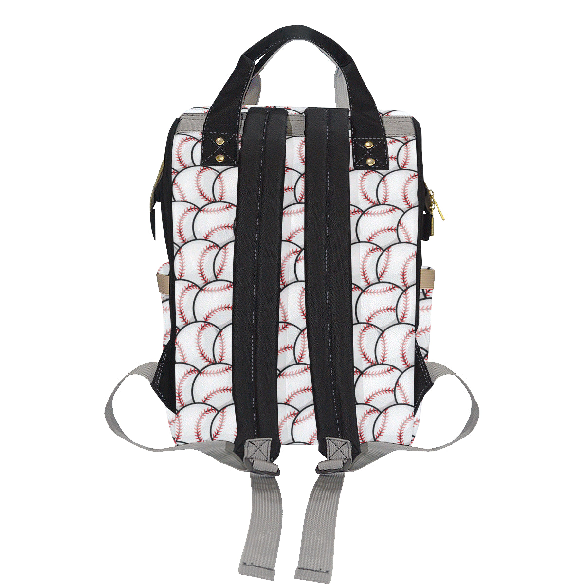 Baseball Pattern Diaper Bag Backpack